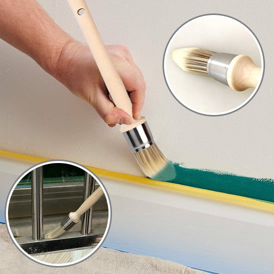 Pinceau rechampir peignant plaintes 2 barreau acier 3 details pinceau