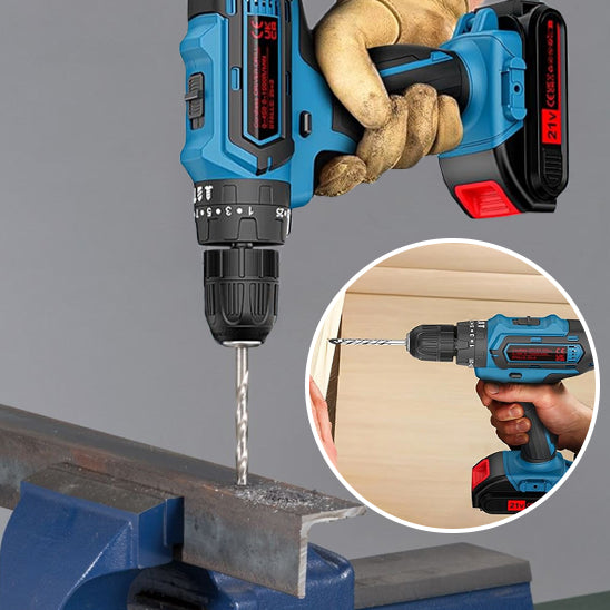 visseuse perceuse A percutions travaillant sur fer et bois