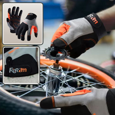 2 images gants seuls et etuis grande utiliser pour reparer cycle