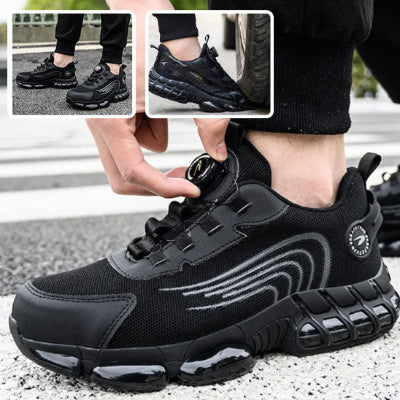 Chaussure a embout en acier 4P 3 photos en action voiture et fonctionnement
