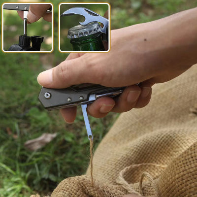 Couteau multifonction tisse fil sac un linge ouvrant bierre te repare un filtre 