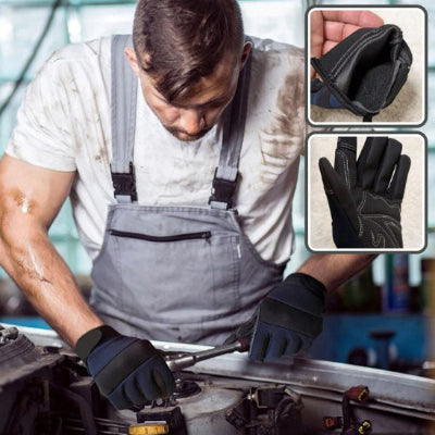 Paul mecanicien utilise aussi gant de travail protection 4A dans son emploi 3 photos