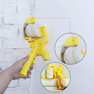 Rouleau facile peinture en 3 images et 3 differentes matieres