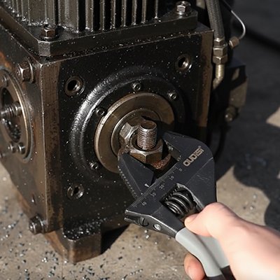 Clé à molette roler vissant machine