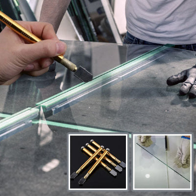 coupe verre diamant travail minutieux avec professionnel