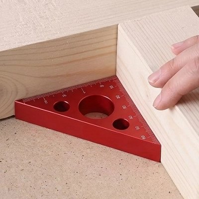 Equerre menuisier Triangle Rouge