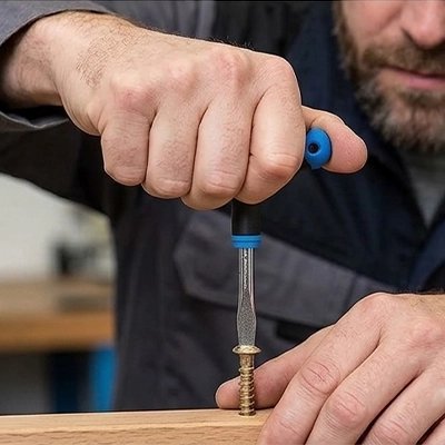 Homme visse avec Tournevis plat Poignée en T