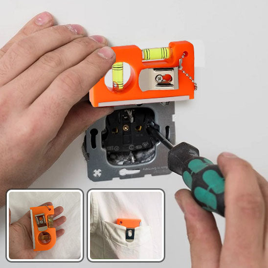 niveau a bulles mains utiliser en prise electrique