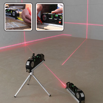 niveau laser multifonctions deux positions trepied ou sans meme efficacite