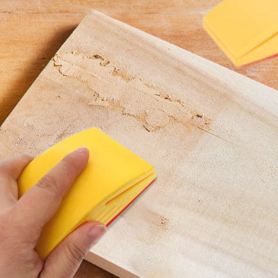 ponceuse artisanale utiliser par giles sur bois