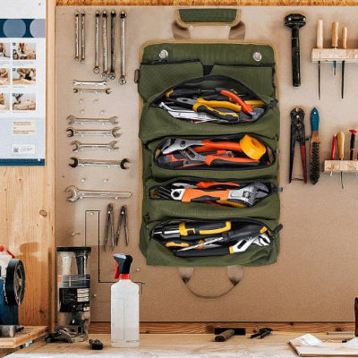 Sac a outils bandoulier remplis d outils