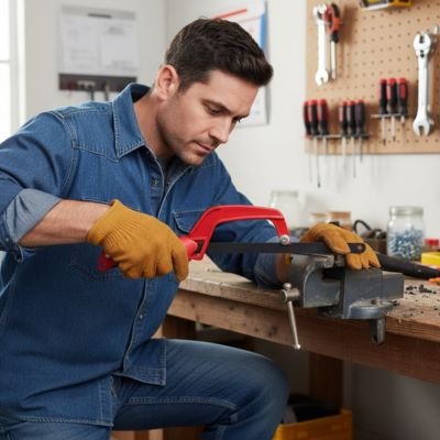 Scie a metaux cartage professionnelle aligner par jean